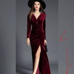 Velvet dress
